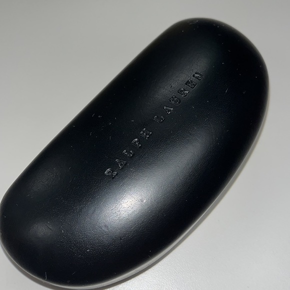 Ralph Lauren large clam styled hard black case, for Sun or eye glasses - Picture 2 of 6